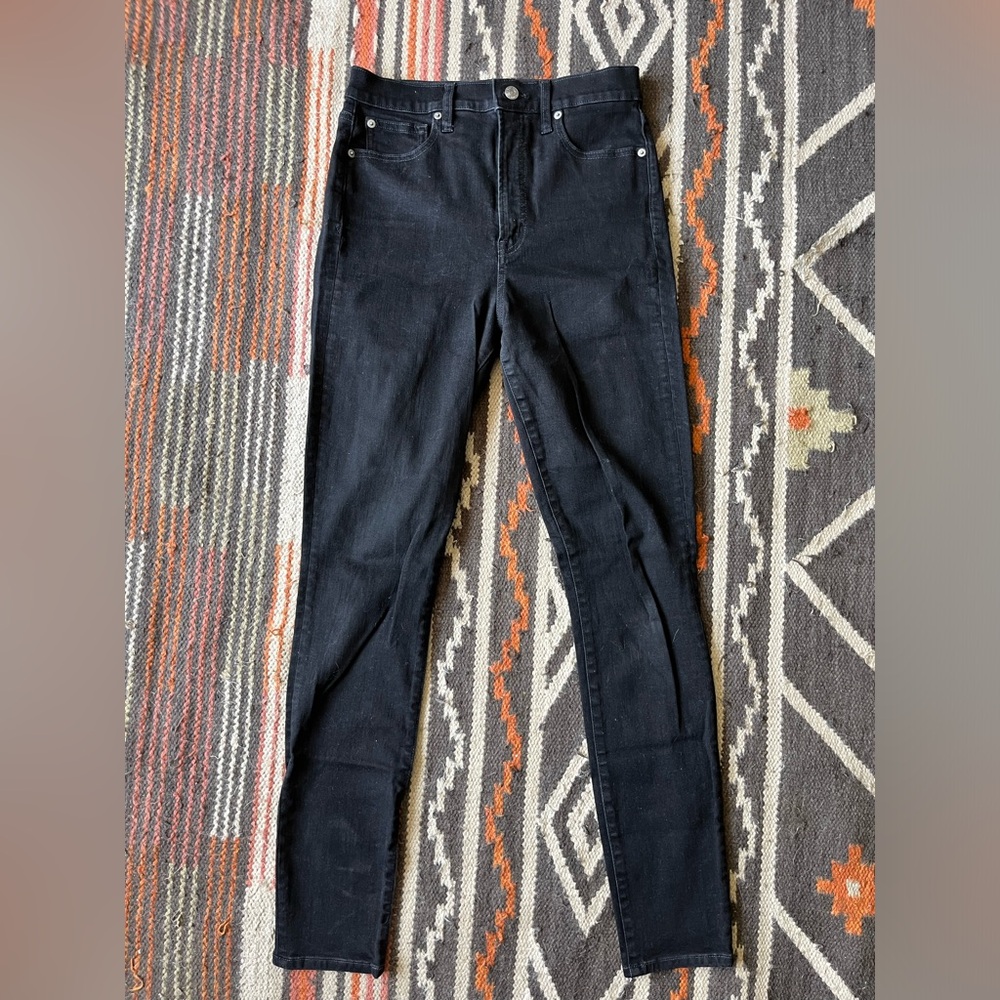Gap skinny black jeans 10 Tall 10T
